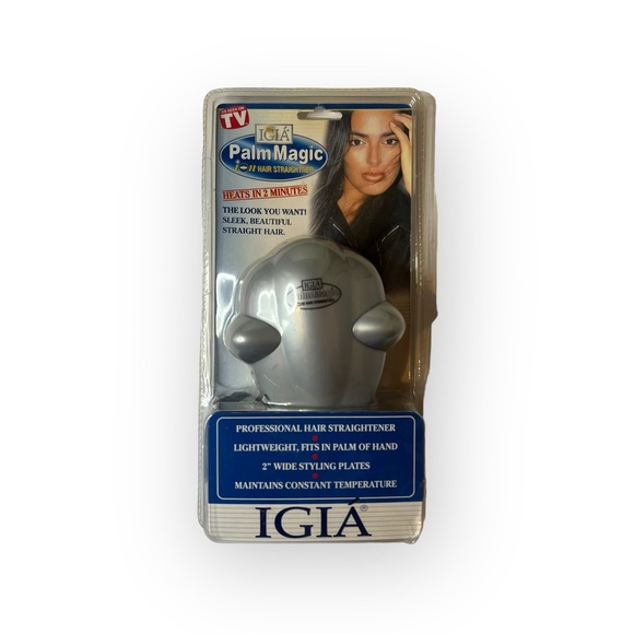 As Seen on TV IGIA Palm Magic Professional Hair Straightener - Picture 1 of 2